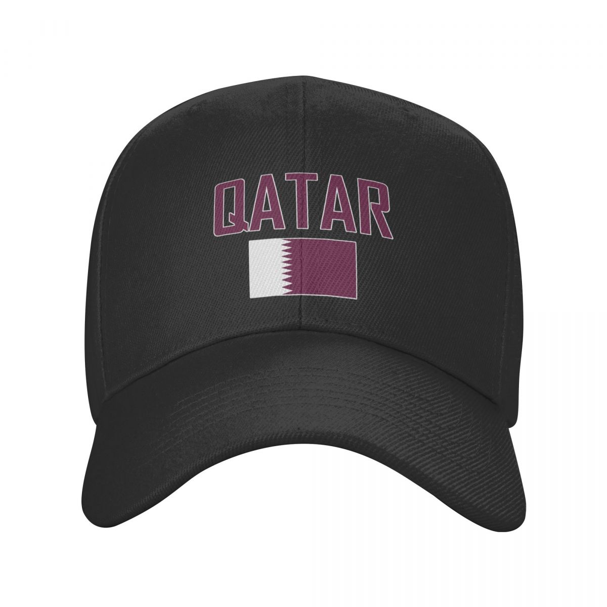 Men'S Fashion Qatar - QATAR ชื่อประเทศพร้อมธงดวงอาทิตย์เบสบอลหมวกปรับระบายอากาศได้ผู้ชายผู้หญิงหมวกฟุตบอลกลางแจ้งสำหรับของขวัญ