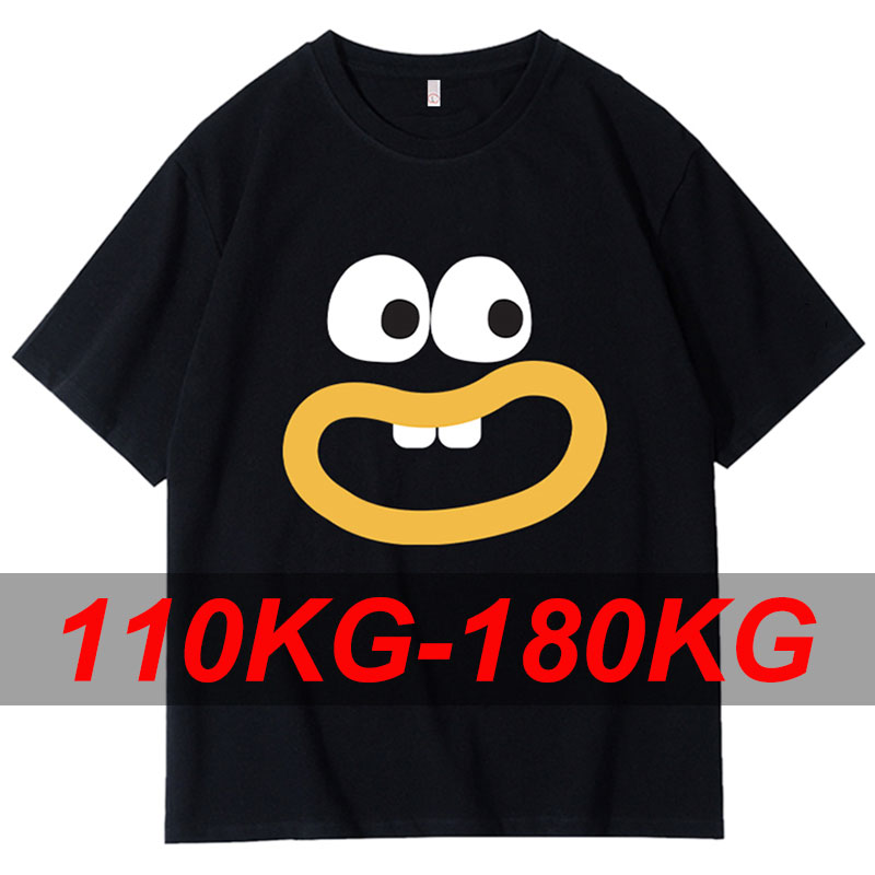 Mens Fashion Black Shirt - ฤดูร้อน PLUS ขนาดเสื้อยืดสําหรับชาย 7XL 6XL 5XL