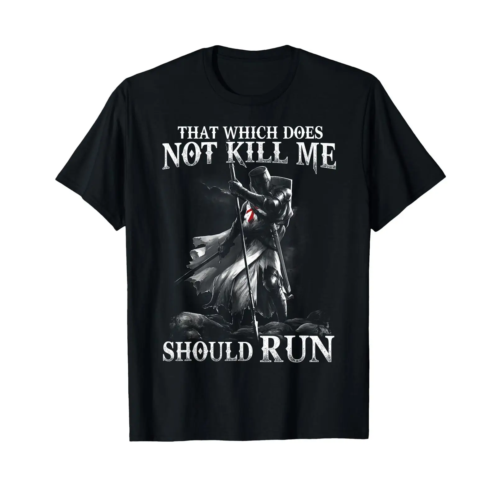 Mens Fashion Streetwear - เสื้อยืด Knight Templar That which does