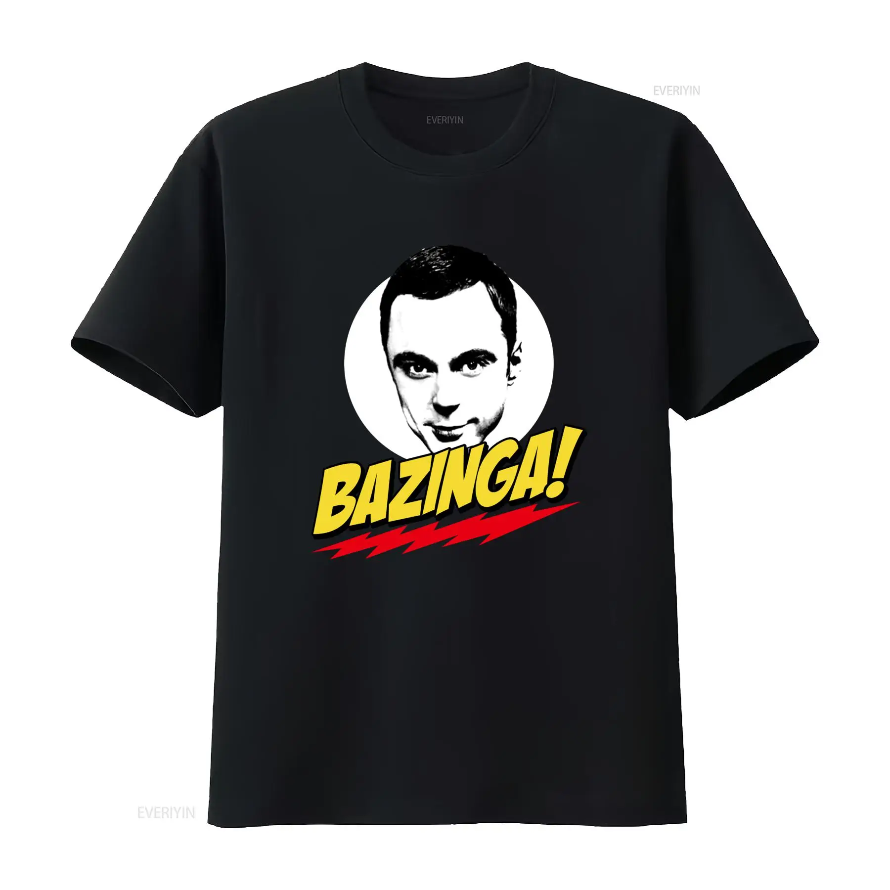Men'S Fashion Deals - เสื้อยืด Sheldon Cooper Bazinga ลายพิมพ์วินเทจ ลดราคาสุดคุ้ม