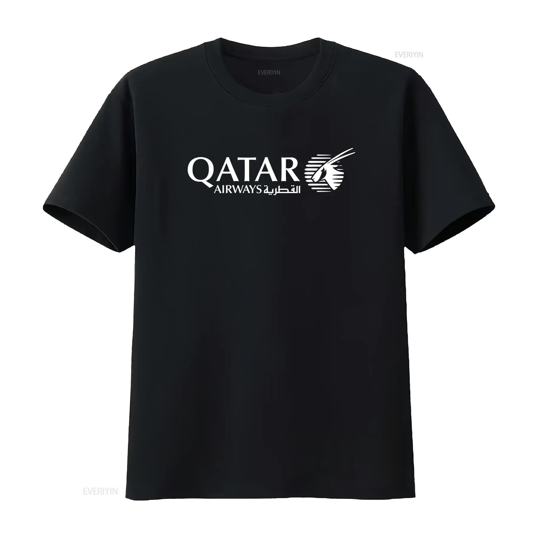 Men'S Fashion Qatar - กาตาร์แอร์เวย์ส ไวท์ โลโก้ แอวิเอชั่น แอร์ไลน์ เนวี