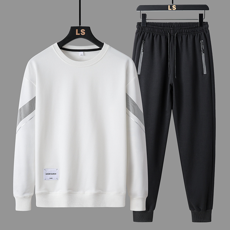 ชุดกีฬาลำลอง 2 ชิ้นสำหรับผู้ชา - Mens Fashion Streetwear บทวิจารณ์และราคา