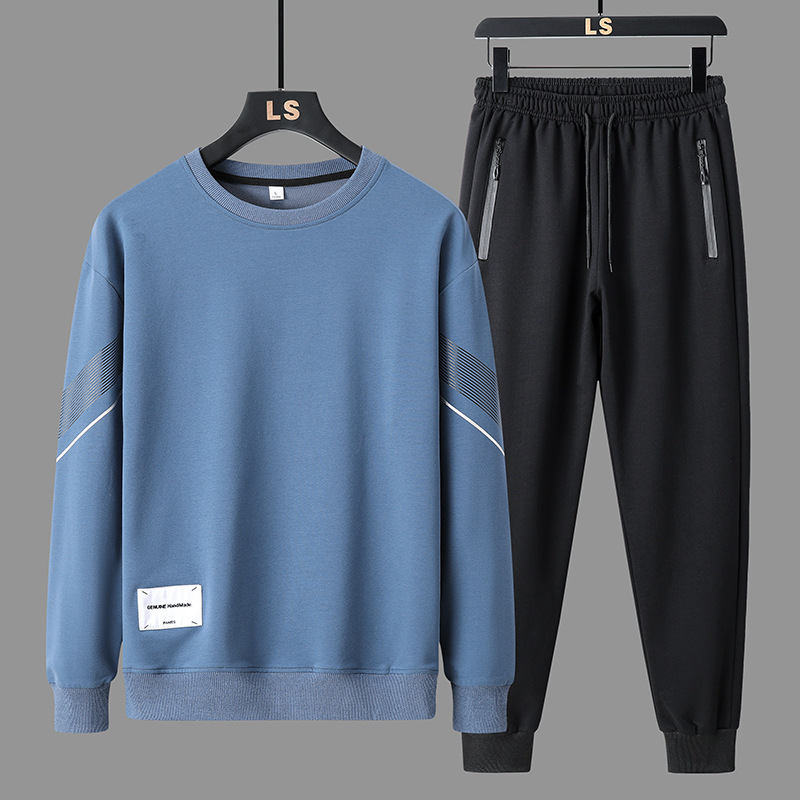 ชุดกีฬาลำลอง 2 ชิ้นสำหรับผู้ชา - Mens Fashion Streetwear บทวิจารณ์และราคา