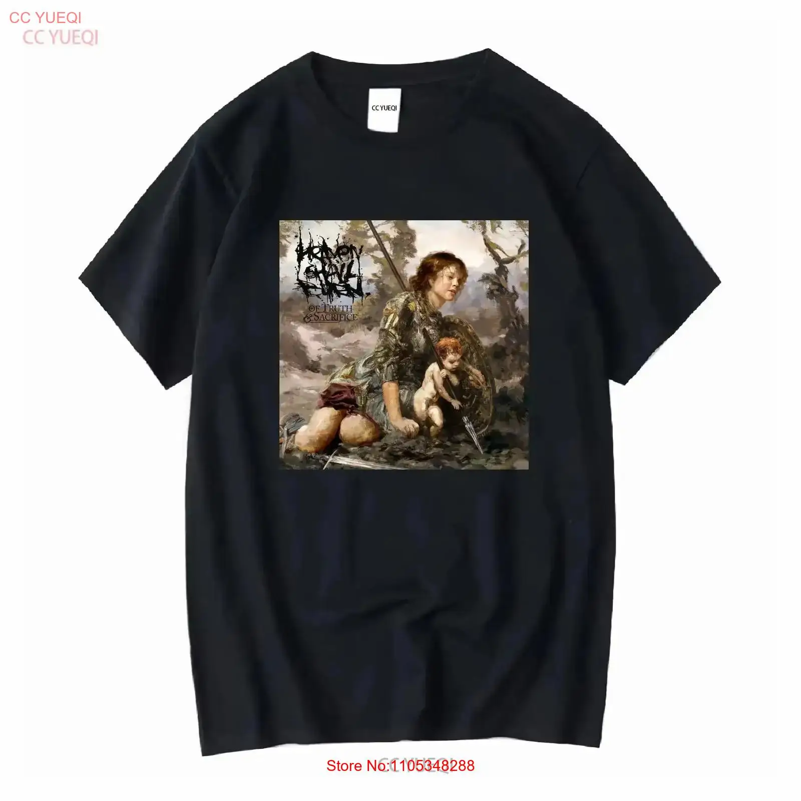 เสื้อยืดผู้ชาย Heaven Shall Bu - Mens Fashion Black Shirt บทวิจารณ์และราคา