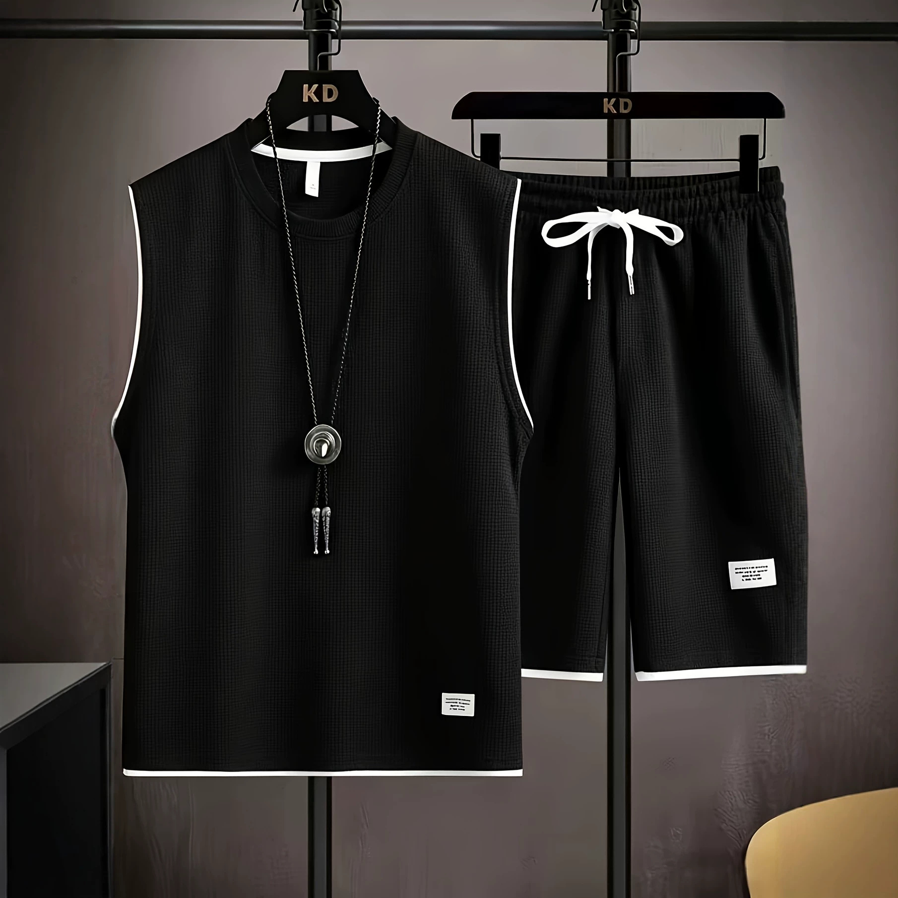 ชุดเสื้อกั๊กและกางเกงขาสั้นผู้ - Men'S Fashion บทวิจารณ์และราคา