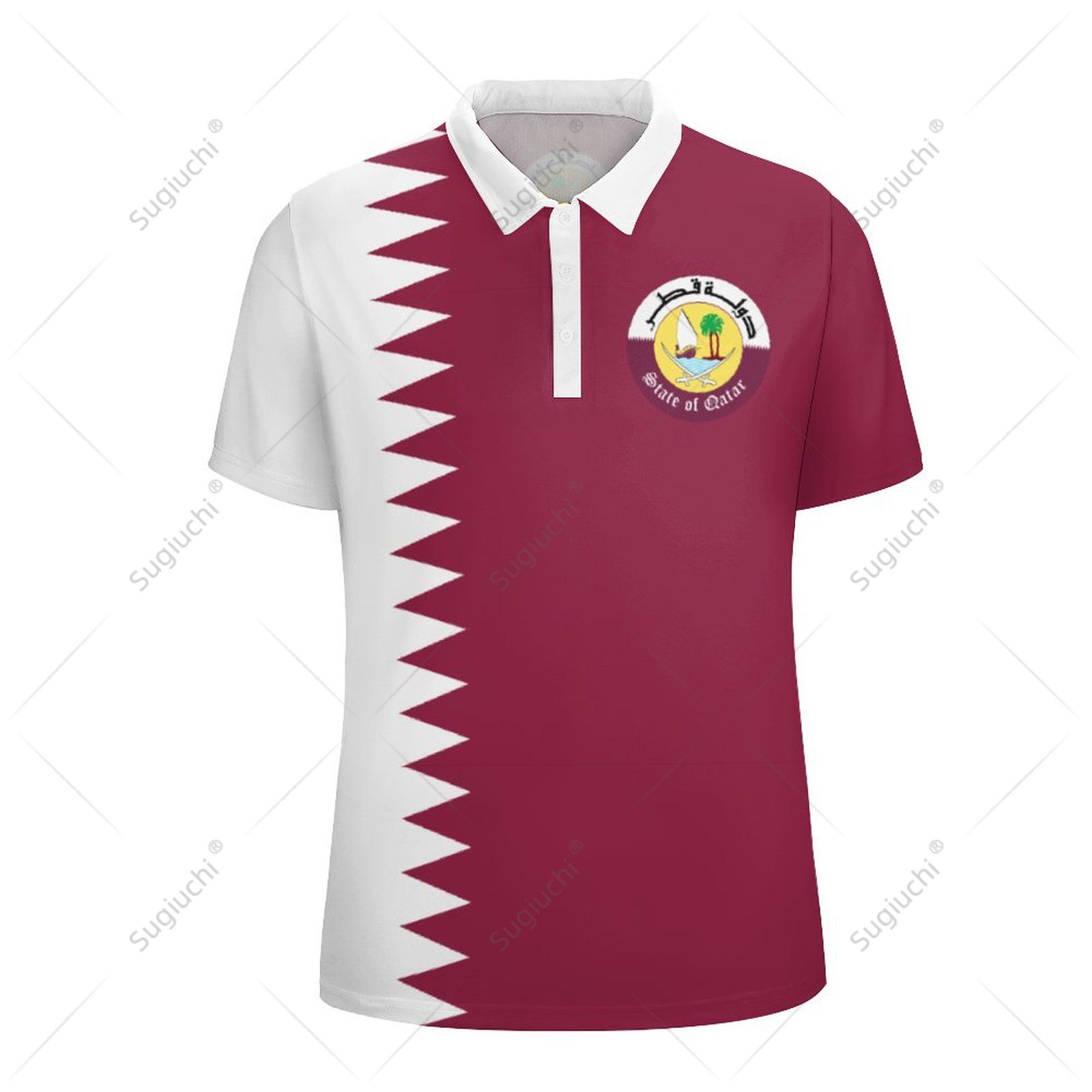 เสื้อโปโลยูนิเซ็กซ์ ลายธงชาติก - Men'S Fashion Qatar บทวิจารณ์และราคา
