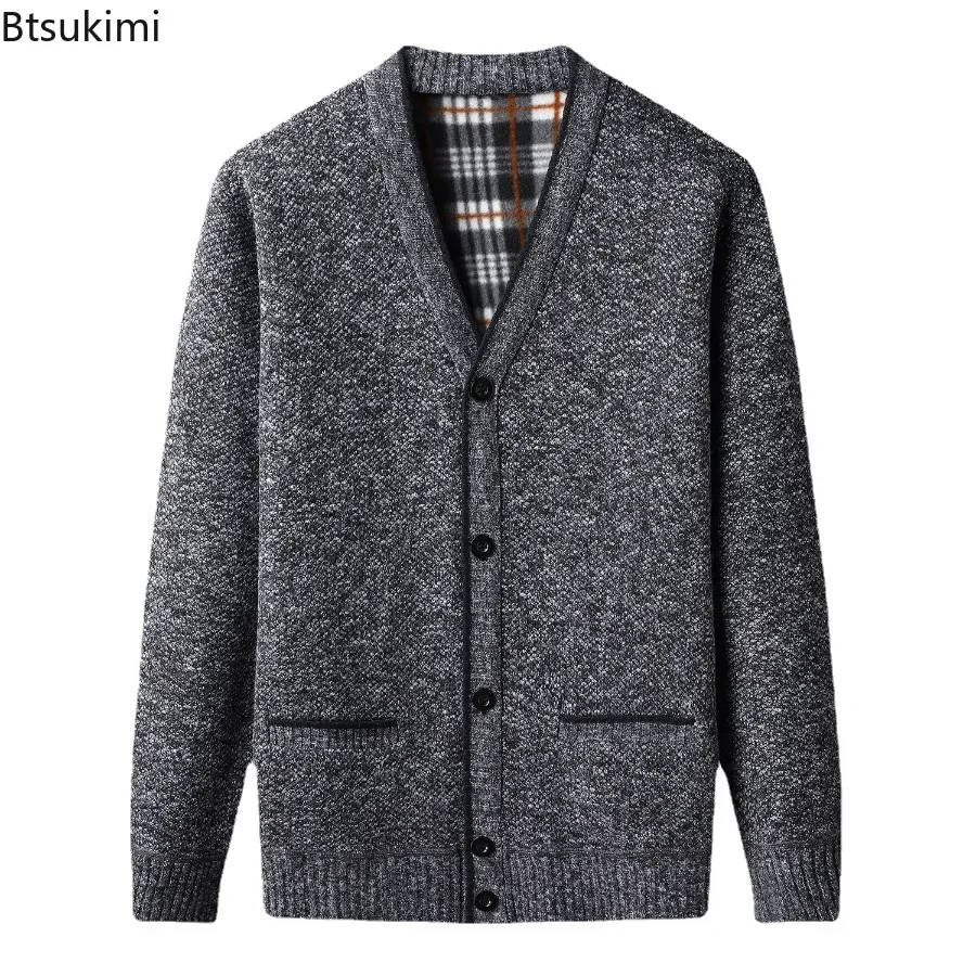 เสื้อคาร์ดิแกนถักไหมพรมผู้ชายแ - Men'S Fashion V Neck Sweater บทวิจารณ์และราคา