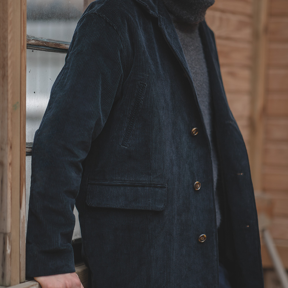 Maden ฤดูใบไม้ร่วงและฤดูหนาว V - Corduroy Jacket Men บทวิจารณ์และราคา