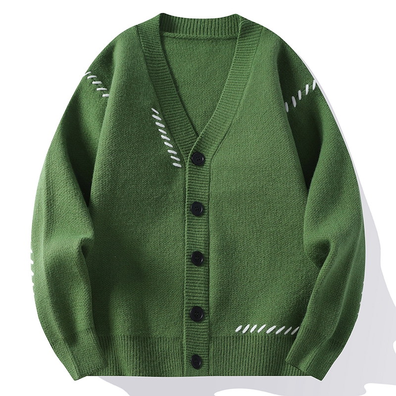 คาร์ดิแกนถักคอวีสำหรับผู้ชาย,  - Men'S Fashion V Neck Sweater บทวิจารณ์และราคา