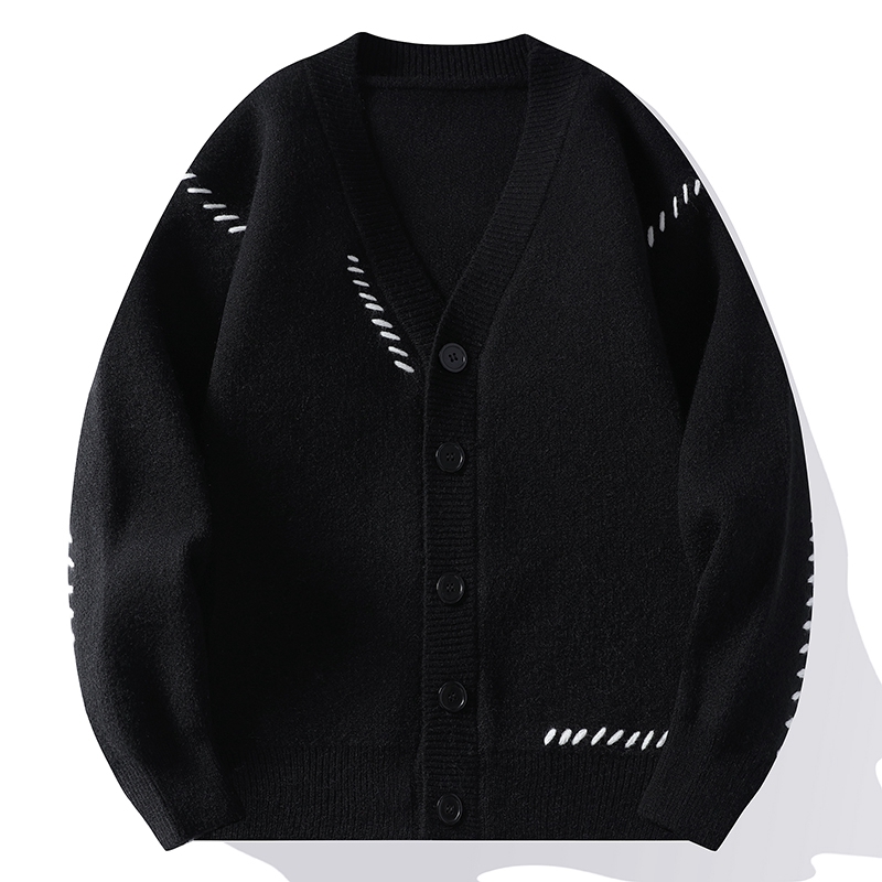 คาร์ดิแกนถักคอวีสำหรับผู้ชาย,  - Men'S Fashion V Neck Sweater บทวิจารณ์และราคา