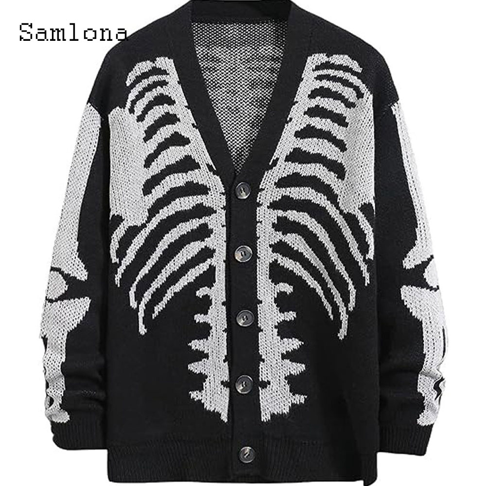 PLUS ขนาด Mens Casual Retro ถั - Men'S Fashion V Neck Sweater บทวิจารณ์และราคา