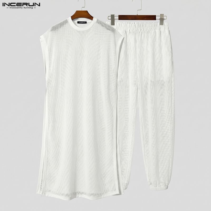 ชุดเซ็ตผู้ชาย INCERUN เสื้อกั๊ - Men'S Fashion บทวิจารณ์และราคา