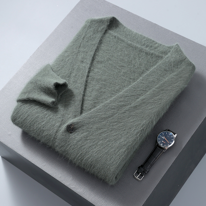 เสื้อสวมหัวผ้ากำมะหยี่ขนมิงค์แ - Men'S Fashion V Neck Sweater บทวิจารณ์และราคา