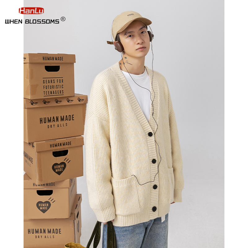 เสื้อสเวตเตอร์ถักแบบลำลองของผู - Men'S Fashion V Neck Sweater บทวิจารณ์และราคา