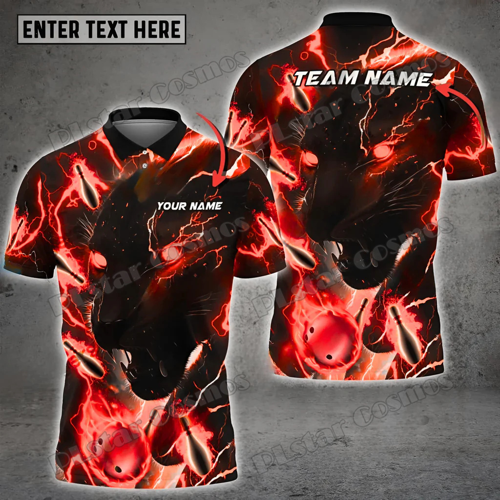 โบว์ลิ่งและ Pins Black Panther - Mens Fashion Black Shirt บทวิจารณ์และราคา