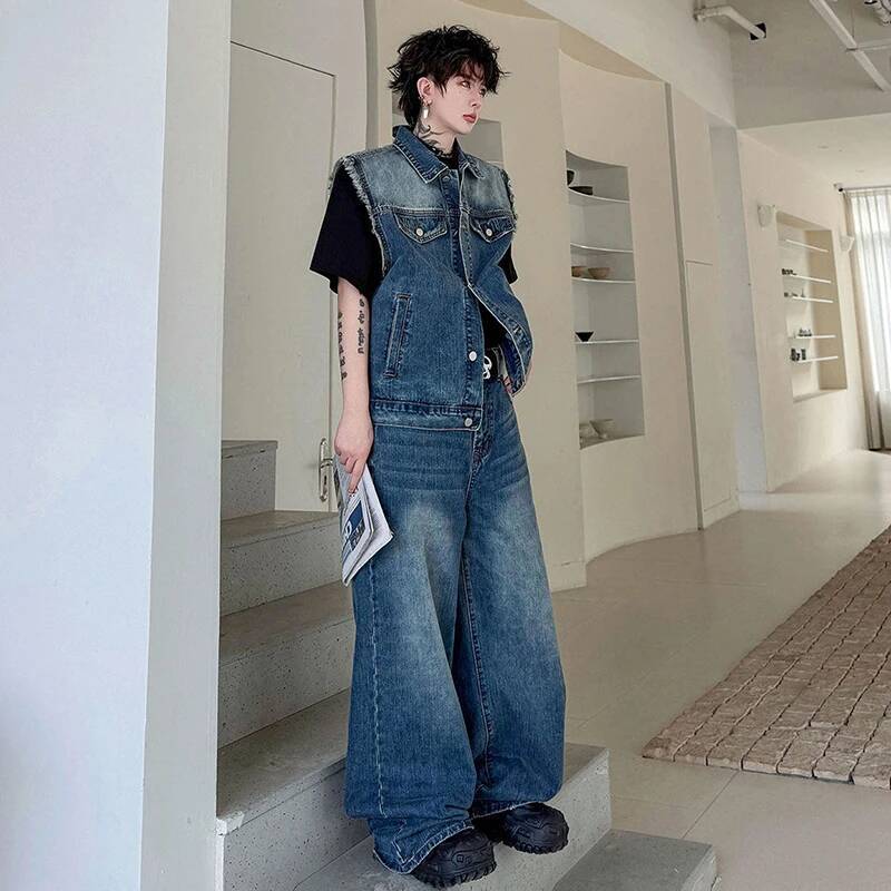 LUZHEN 2026 ฤดูร้อน DENIM ชุดส - Mens Fashion Streetwear บทวิจารณ์และราคา