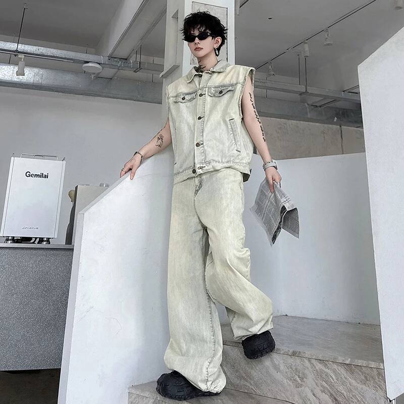 LUZHEN 2026 ฤดูร้อน DENIM ชุดส - Mens Fashion Streetwear บทวิจารณ์และราคา