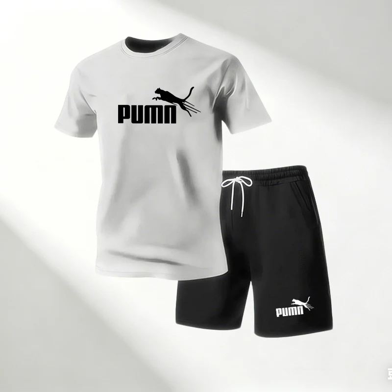 เสื้อยืดเซ็ตผู้ชาย คอลเลคชั่นฮ - Mens Fashion Streetwear บทวิจารณ์และราคา