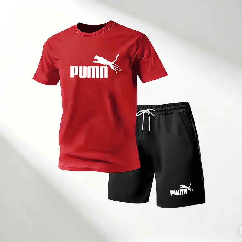 เสื้อยืดเซ็ตผู้ชาย คอลเลคชั่นฮ - Mens Fashion Streetwear บทวิจารณ์และราคา