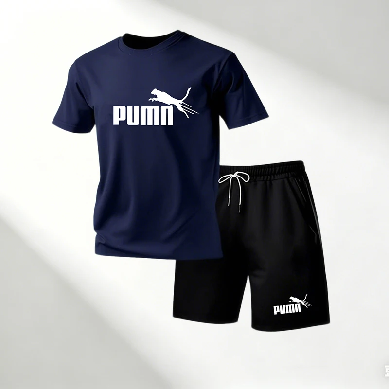 เสื้อยืดเซ็ตผู้ชาย คอลเลคชั่นฮ - Mens Fashion Streetwear บทวิจารณ์และราคา