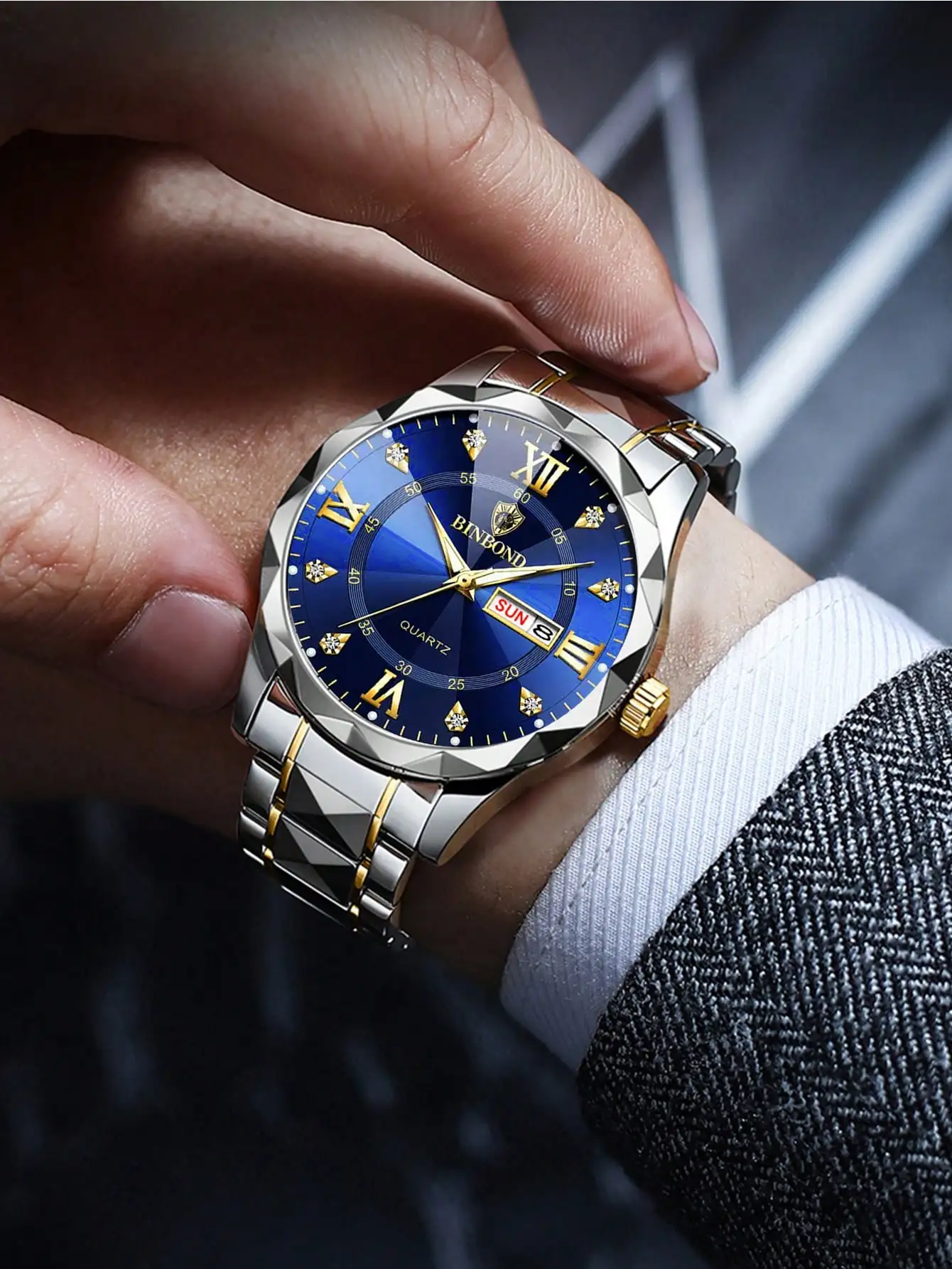 นาฬิกาคู่ BINBOND ชุด 2 เรือน/ - Mens Fashion Blog บทวิจารณ์และราคา