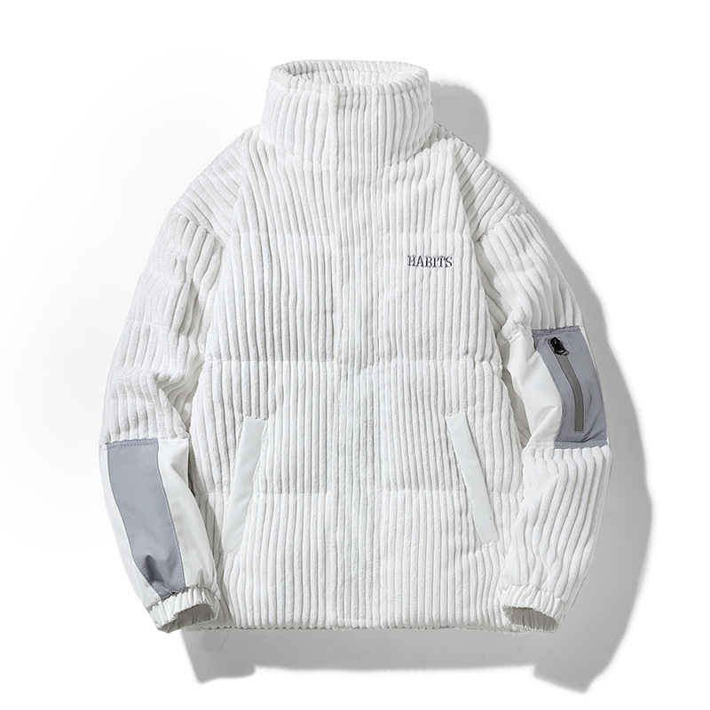 MAQVOB คุณภาพสูง EU US ขนาดหรู - Corduroy Jacket Men บทวิจารณ์และราคา