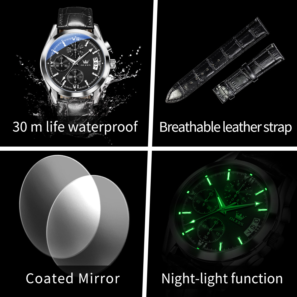 นาฬิกา OLEVS แบรนด์ดังระดับท็อ - Mens Fashion Blog บทวิจารณ์และราคา